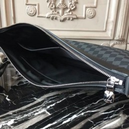 Replica Louis Vuitton Black Damier Graphite Mick PM - Style 2