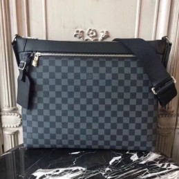 Replica Louis Vuitton Black Damier Graphite Mick MM - Style 2