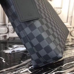 Replica Louis Vuitton Black Damier Graphite Mick MM - Style 2