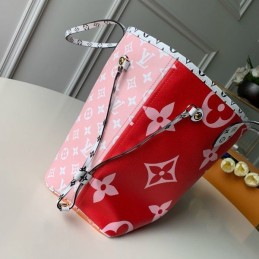 Replica Louis Vuitton Red Giant Monogram Neverfull MM