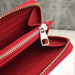 Replica Louis Vuitton Black Embossed Monogram Red Flower Clemence Wallet
