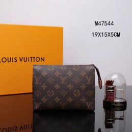 Replica Louis Vuitton Brown Monogram Toiletry Pouch 19