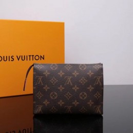 Replica Louis Vuitton Brown Monogram Toiletry Pouch 19