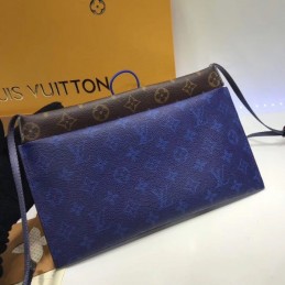 Replica Louis Vuitton Blue Monogram Runaway Pochette