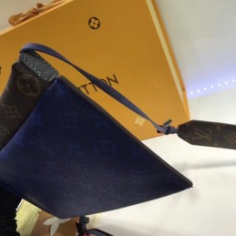 Replica Louis Vuitton Blue Monogram Runaway Pochette
