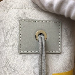 Replica Louis Vuitton White Chalk Nano Bag