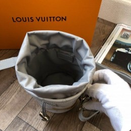 Replica Louis Vuitton White Chalk Nano Bag