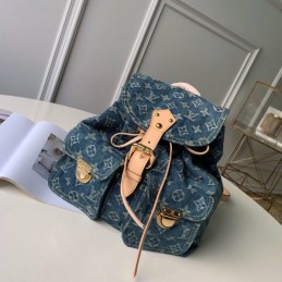 Replica Louis Vuitton Blue Monogram Sac a Dos Backpack