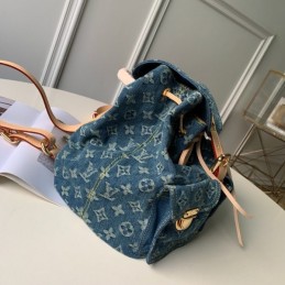 Replica Louis Vuitton Blue Monogram Sac a Dos Backpack