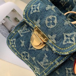 Replica Louis Vuitton Blue Monogram Sac a Dos Backpack