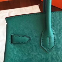 Replica Hermes Green Birkin 30 Gold Hardware Bag