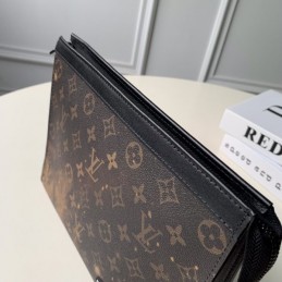 Replica Louis Vuitton Brown Monogram Galaxy Pochette Voyage MM