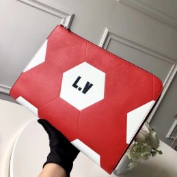 Replica Louis Vuitton Red Football Pochette Jour GM