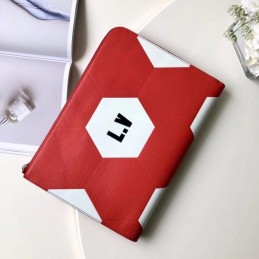Replica Louis Vuitton Red Football Pochette Jour GM