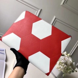 Replica Louis Vuitton Red Football Pochette Jour GM