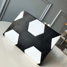 Replica Louis Vuitton Black Football Pochette Jour GM