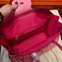 Replica Hermes Pink Birkin 30 Smooth Leather Gold Hardware Bag