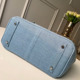 Replica Louis Vuitton Light Blue Humble Travel Bag Birkin 33
