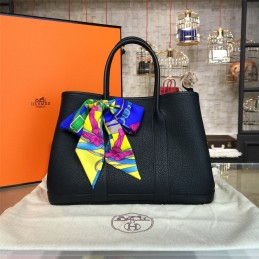 Replica Hermes Black Garden Party 30 Bag