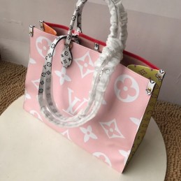 Replica Louis Vuitton Red White Giant Monogram Onthego GM
