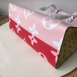 Replica Louis Vuitton Red White Giant Monogram Onthego GM
