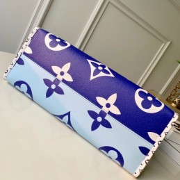 Replica Louis Vuitton White Blue Graphic Onthego GM