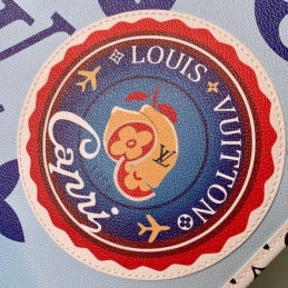 Replica Louis Vuitton White Blue Graphic Onthego GM