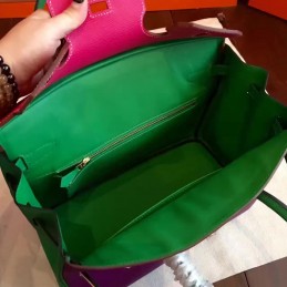 Replica Hermes Purple Green Colorblock Birkin 30 Gold Hardware Bag