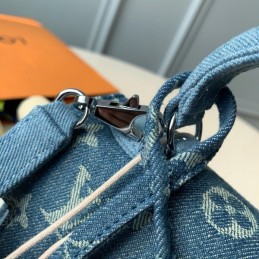 Replica Louis Vuitton Light Blue Humble Travel Bag Kelly