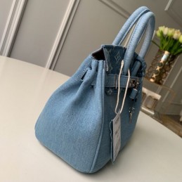 Replica Louis Vuitton Light Blue Humble Travel Bag Birkin