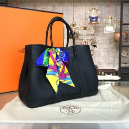 Replica Hermes Black Garden Party 30 Bag