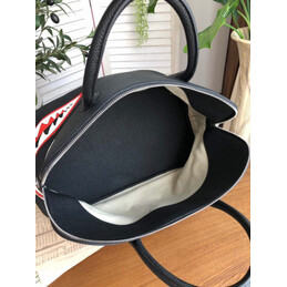Replica Hermes Black Shark Print Bolide 45 Bag