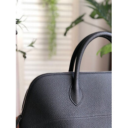 Replica Hermes Black Shark Print Bolide 45 Bag