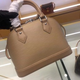 Replica Louis Vuitton Tan Epi Alma BB