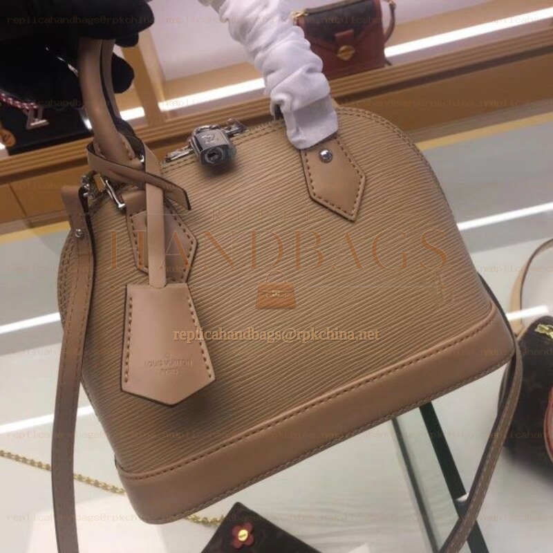 Replica Louis Vuitton Tan Epi Alma BB