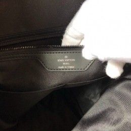 Replica Louis Vuitton Black Graphic Chalk Backpack