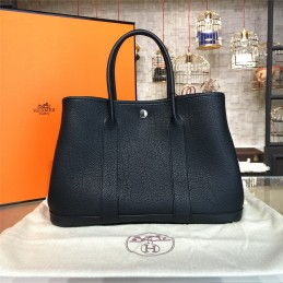 Replica Hermes Black Garden Party 30 Bag