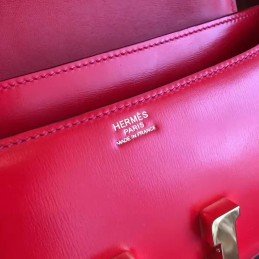 Replica Hermes Red Constance Elan Gold Hardware Bag
