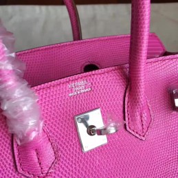 Replica Hermes Pink Birkin 25 Palladium Hardware Bag