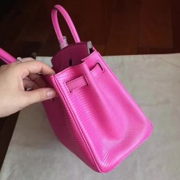 Replica Hermes Pink Birkin 25 Palladium Hardware Bag