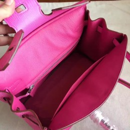 Replica Hermes Pink Birkin 25 Palladium Hardware Bag