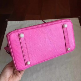 Replica Hermes Pink Birkin 25 Palladium Hardware Bag