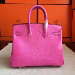 Replica Hermes Pink Birkin 25 Palladium Hardware Bag