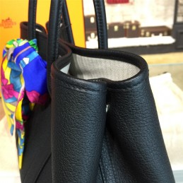 Replica Hermes Black Garden Party 30 Bag