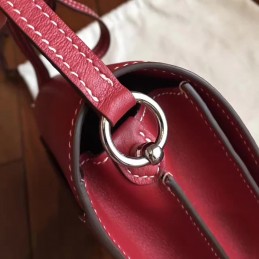 Replica Hermes Red Tan Roulis 18 Bag