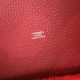 Replica Hermes Red Tan Picotin Lock 13 Bag