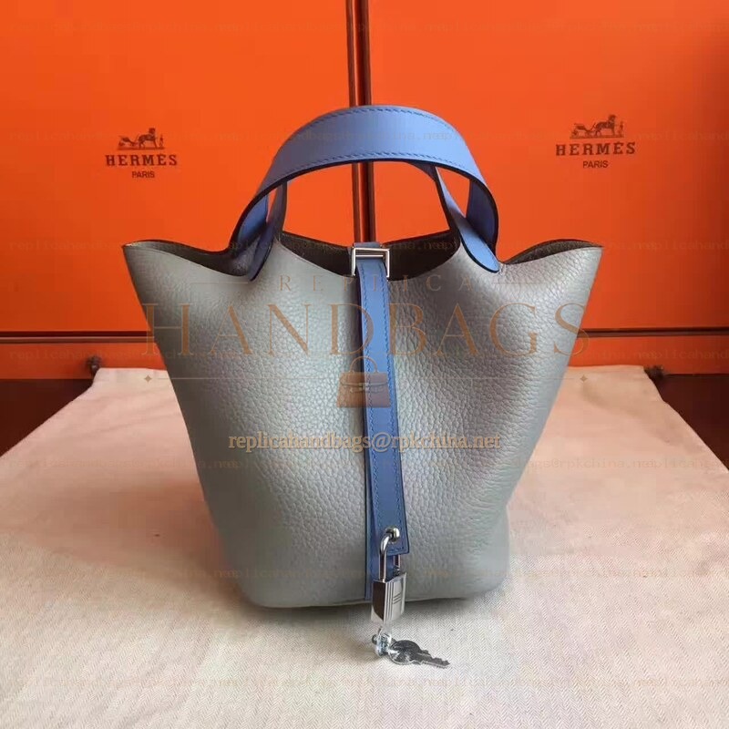 Replica Hermes Tan Picotin Lock 13 Smooth Leather Bag