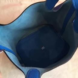 Replica Hermes Royal Blue Picotin Lock 22 Smooth Leather Bag