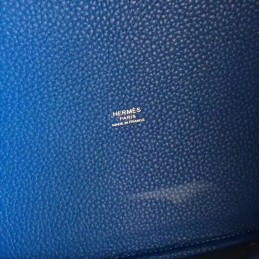 Replica Hermes Royal Blue Picotin Lock 22 Smooth Leather Bag