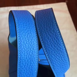 Replica Hermes Royal Blue Picotin Lock 22 Smooth Leather Bag